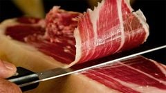 Đùi lợn muối trắng Espana jamon Curado 1kg hạn
