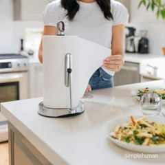 Dụng cụ để giấy nhà bếp simplehuman nội địa Đức