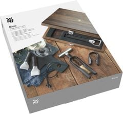 Set dụng cụ mở rượu 5 chi tiết WMF Baric Sommelier hộp gỗ