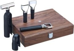 Set dụng cụ mở rượu 5 chi tiết WMF Baric Sommelier hộp gỗ