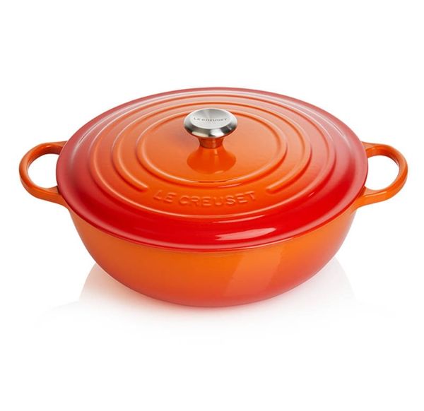 Nồi sâu lòng Le Creuset La Marmite 32cm màu cam