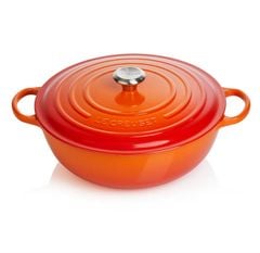 Nồi sâu lòng Le Creuset La Marmite 32cm màu cam