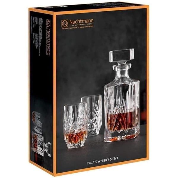 Bộ 3 bình cốc whisky Nachtmann Palais 102966