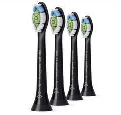 Set 4 đầu bàn chải thay thế Philips HX6064/96 màu đen