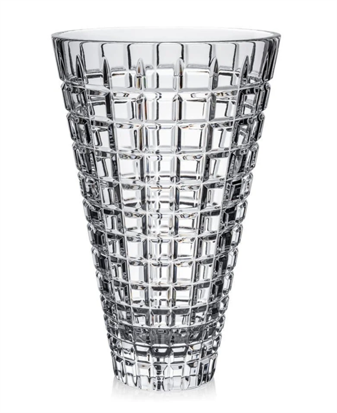 Lọ hoa pha lê Atrium Rogaska 35.5cm màu trắng