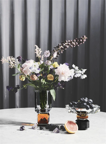 Lọ hoa Copenhagen Ohio 25,5cm (Clear/Amber/Black) Reflections