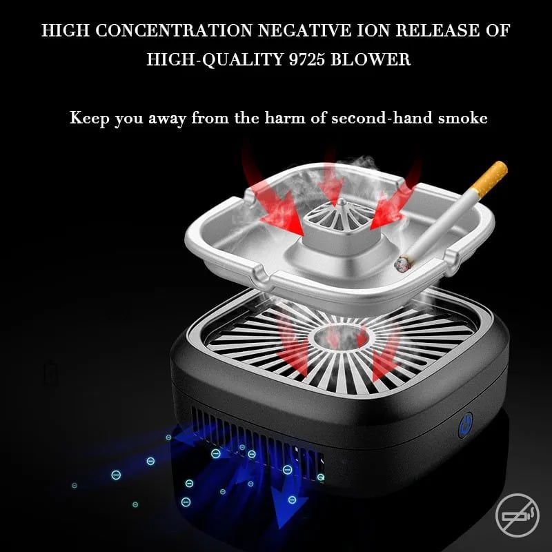 Gạt tàn khử mùi tích hợp lọc không khí Ashtray Purifier nội địa Đức