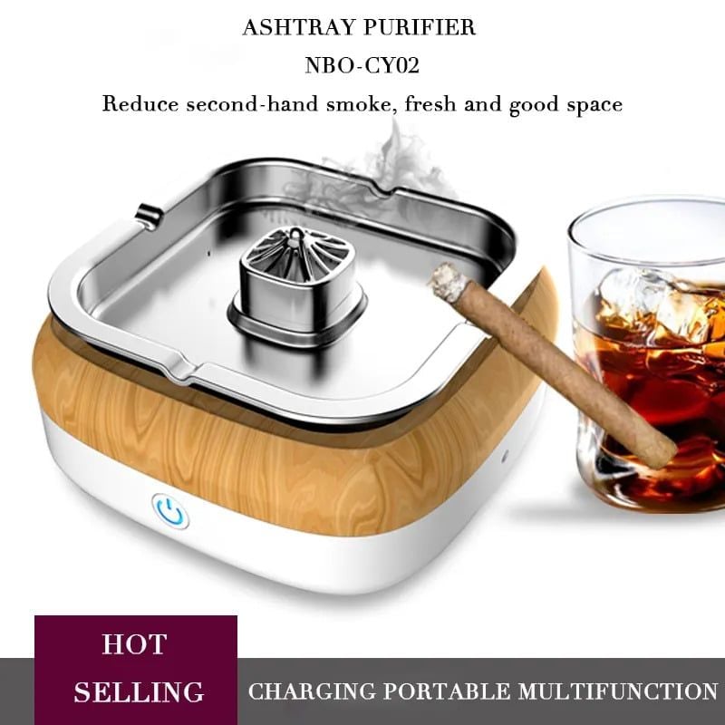 Gạt tàn khử mùi tích hợp lọc không khí Ashtray Purifier nội địa Đức