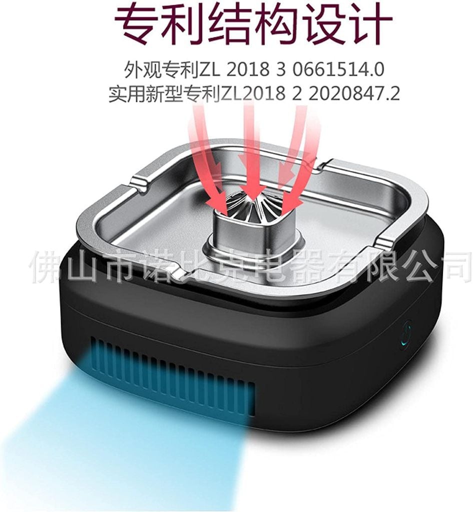 Gạt tàn khử mùi tích hợp lọc không khí Ashtray Purifier nội địa Đức