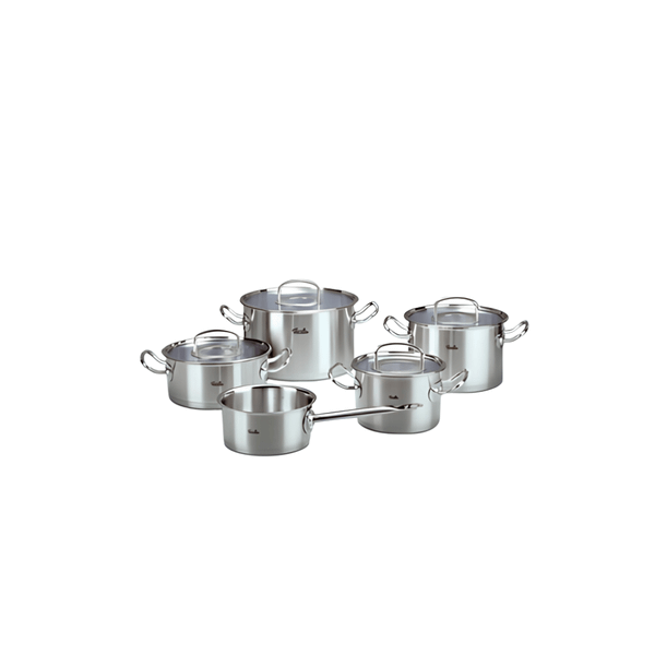 Bộ nồi Fissler Profi set 5 món kèm quánh vung inox made in Germany