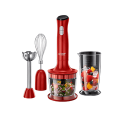 Bộ máy xay cầm tay Russell Hobbs màu đỏ