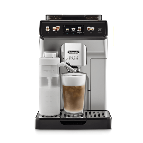 Máy pha cà phê tự động De'Longhi ECAM 450.55.S Eletta Explore made in EU màu bạc