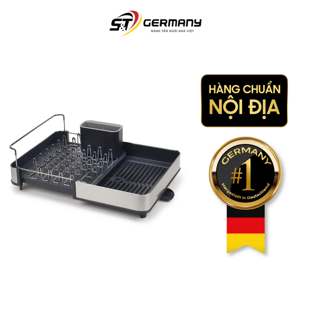 Giá đựng bát đĩa thông minh Joseph Joseph 85153 Extend™ có thể mở rộng màu inox