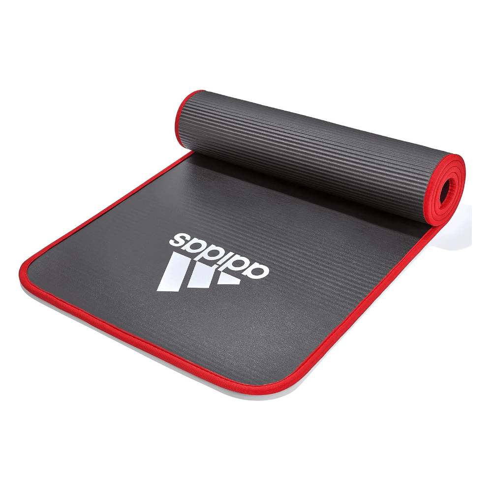 Thảm tập Yoga Adidas màu đen viền đỏ
