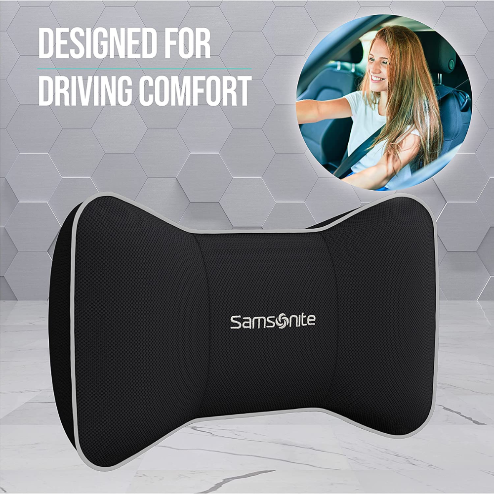Gối tựa đầu ô tô Samsonite màu đen