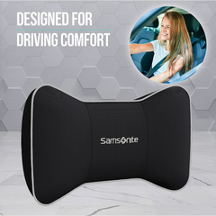 Gối tựa đầu ô tô Samsonite màu đen