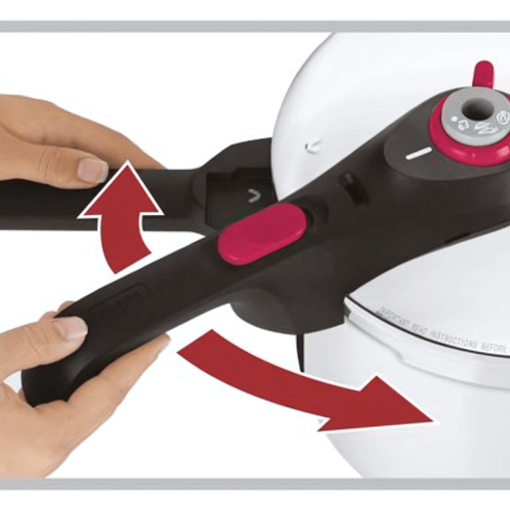 Nồi áp suất TEFAL Secure 5 Neo 6 lit núm vặn đỏ