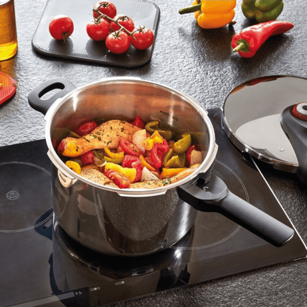Nồi áp suất TEFAL Secure 5 Neo 6 lit núm vặn đỏ