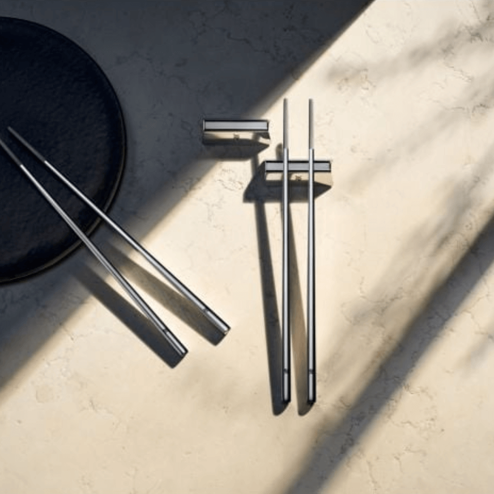 Bộ 2 đôi đũa kèm 2 gác đũa 4 chiếc WMF Nuova