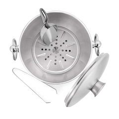Xô đá ủ lạnh rượu Wenegg 3L màu bạc