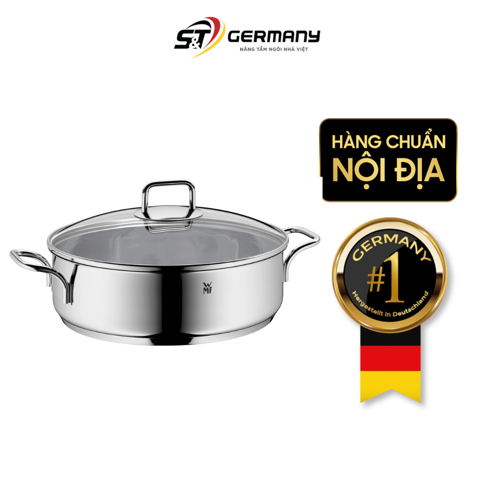 Nồi chảo đa năng WMF 28cm quai vuông có vung loại không chống dính