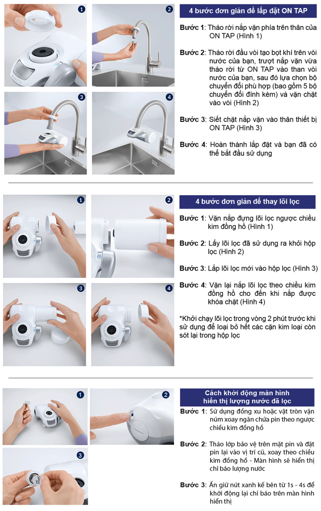 Máy lọc nước tại vòi Brita ON TAP, 600l