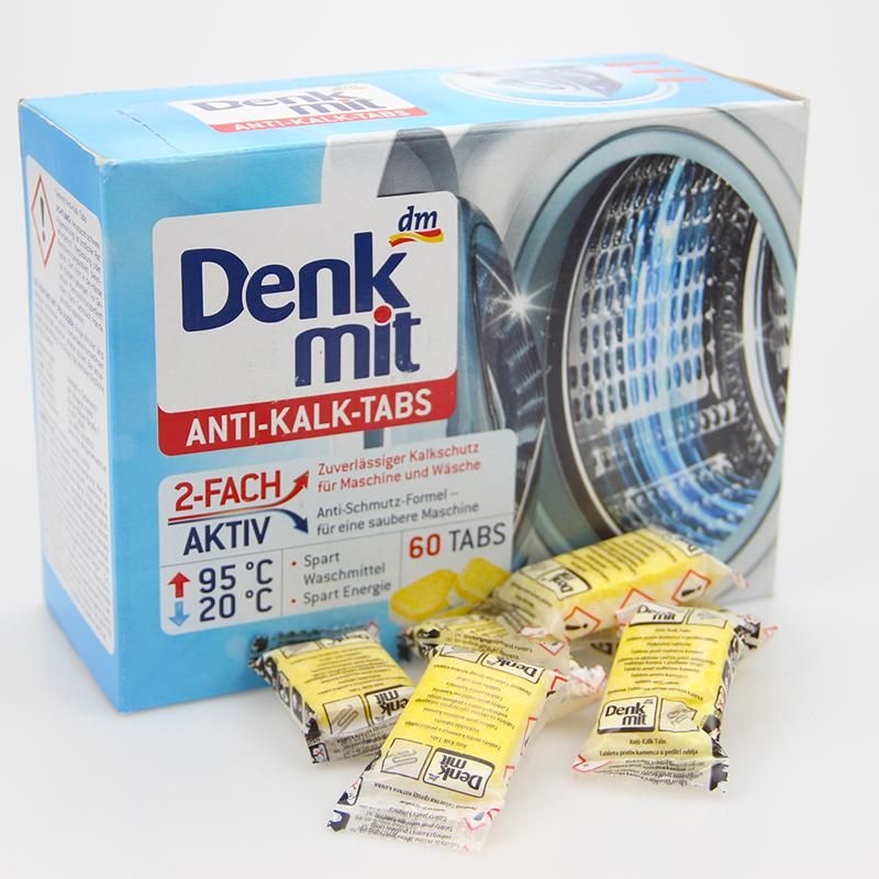 Hộp Viên tẩy lồng giặt an toàn Denkmit Đức Anti-Kalk 60 Viên