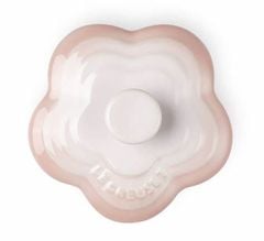 Hũ hình hoa có nắp Le Creuset màu hồng vỏ sò shell pink
