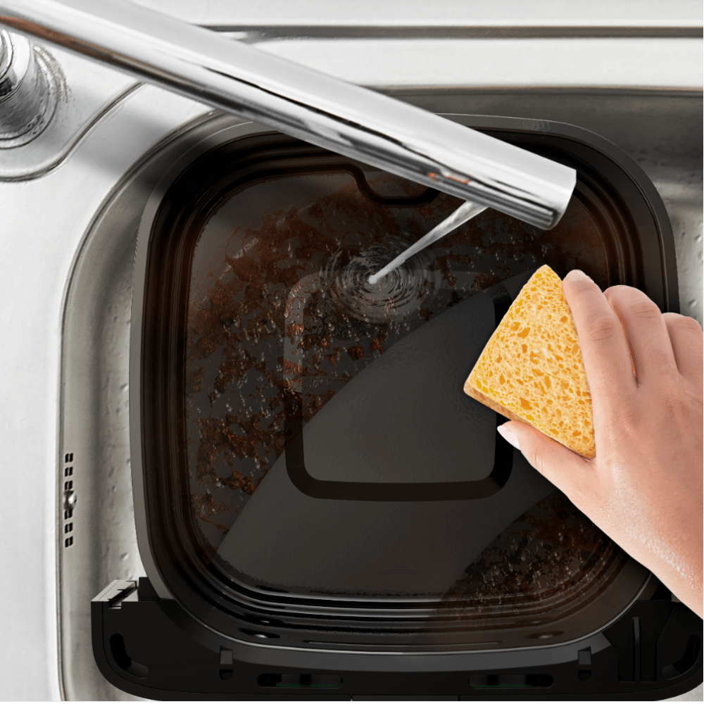 Nồi chiên không dầu điện tử TEFAL EY855D68 EasyFry Mega 7,5L