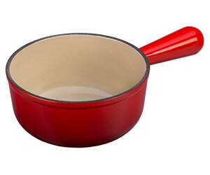 Quánh gang không nắp LeCreuset Schwenkkasserolle 16cm Kirsche - màu đỏ 