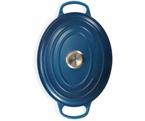 Nồi gang ovan lecreuset Bräter oval evo 31cm Blau Marseille màu xanh dương