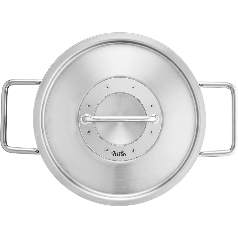 Bộ nồi FISSLER Pure Collection 6 món kèm quánh và chảo Fissler Profi Original size 28cm made in Germany