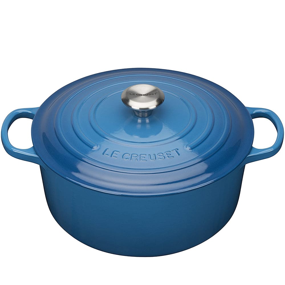 Nồi gang ovan lecreuset Bräter oval evo 31cm Blau Marseille màu xanh dương