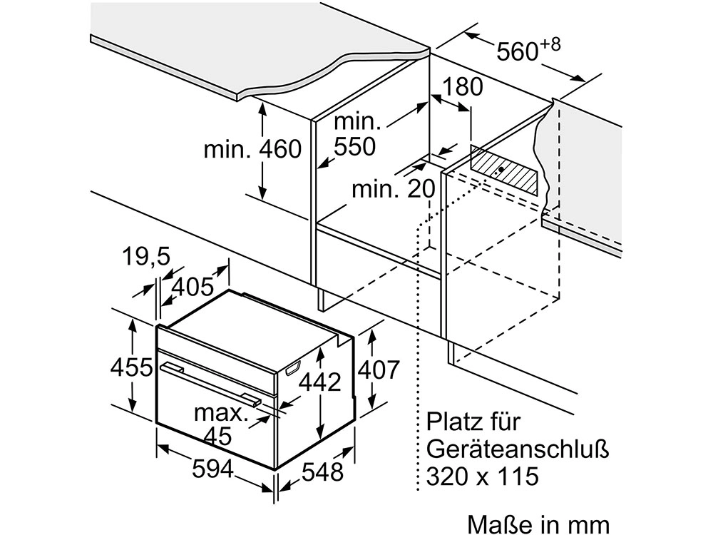 Lò hấp BOSCH CDG634AB0 serie 8