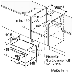 Lò nướng kèm vi sóng BOSCH CMG633BB1 serie 8