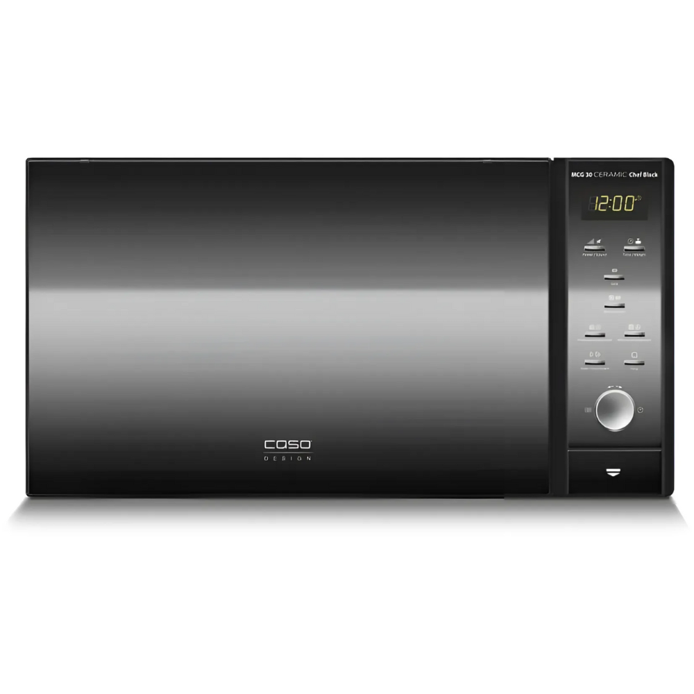 Lò vi sóng kiêm nướng 2in1 Caso MCG30 Ceramic Chef Black màu đen