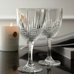 Set 6 Ly vang pha lê Bohemia vibes 380 ml