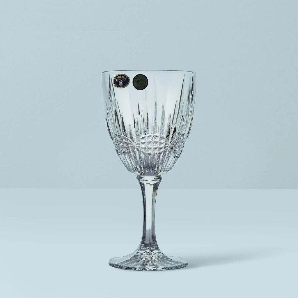 Set 6 Ly vang pha lê Bohemia vibes 380 ml