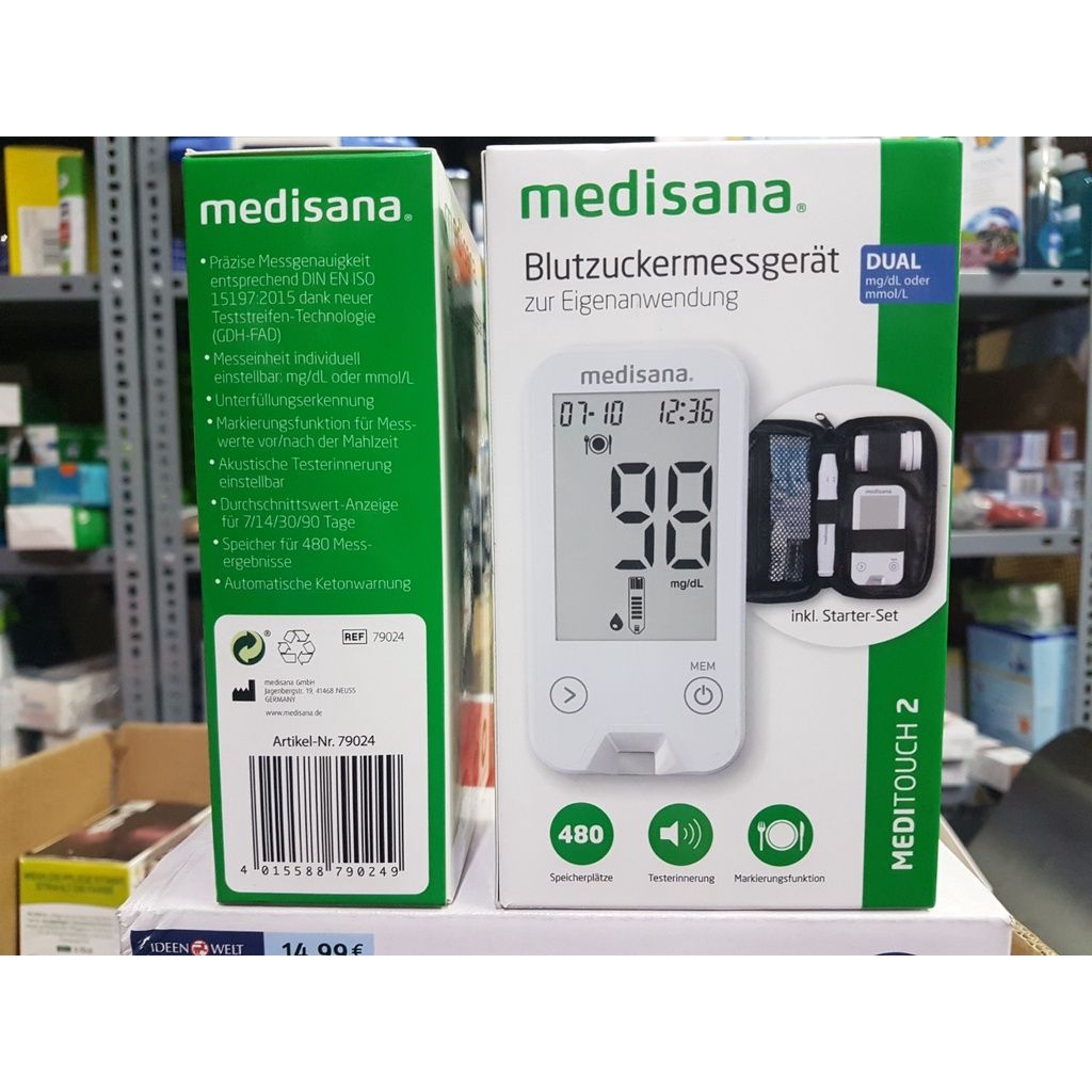 Máy đo đường huyết Medisana MediTouch 2