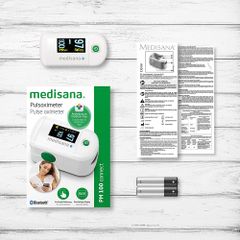 Máy đo nồng độ oxy Medisana PM100 màu trắng