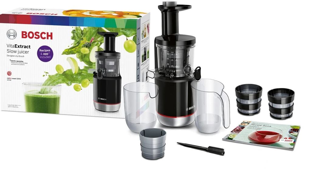 Máy ép chậm Bosch màu đen MESM731M nội địa Đức