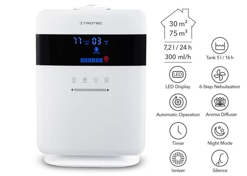 Máy tạo độ ẩm và khuếch tán tinh dầu Trotec B6E