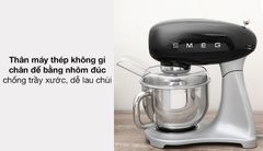 Máy trộn bột SMEG SMF02BLEU màu đen