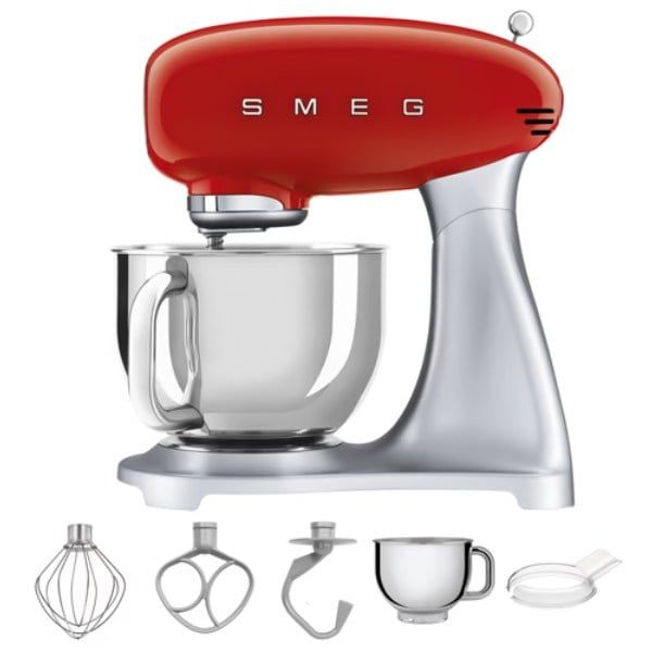 Máy trộn bột SMEG SMF02RDEU màu đỏ