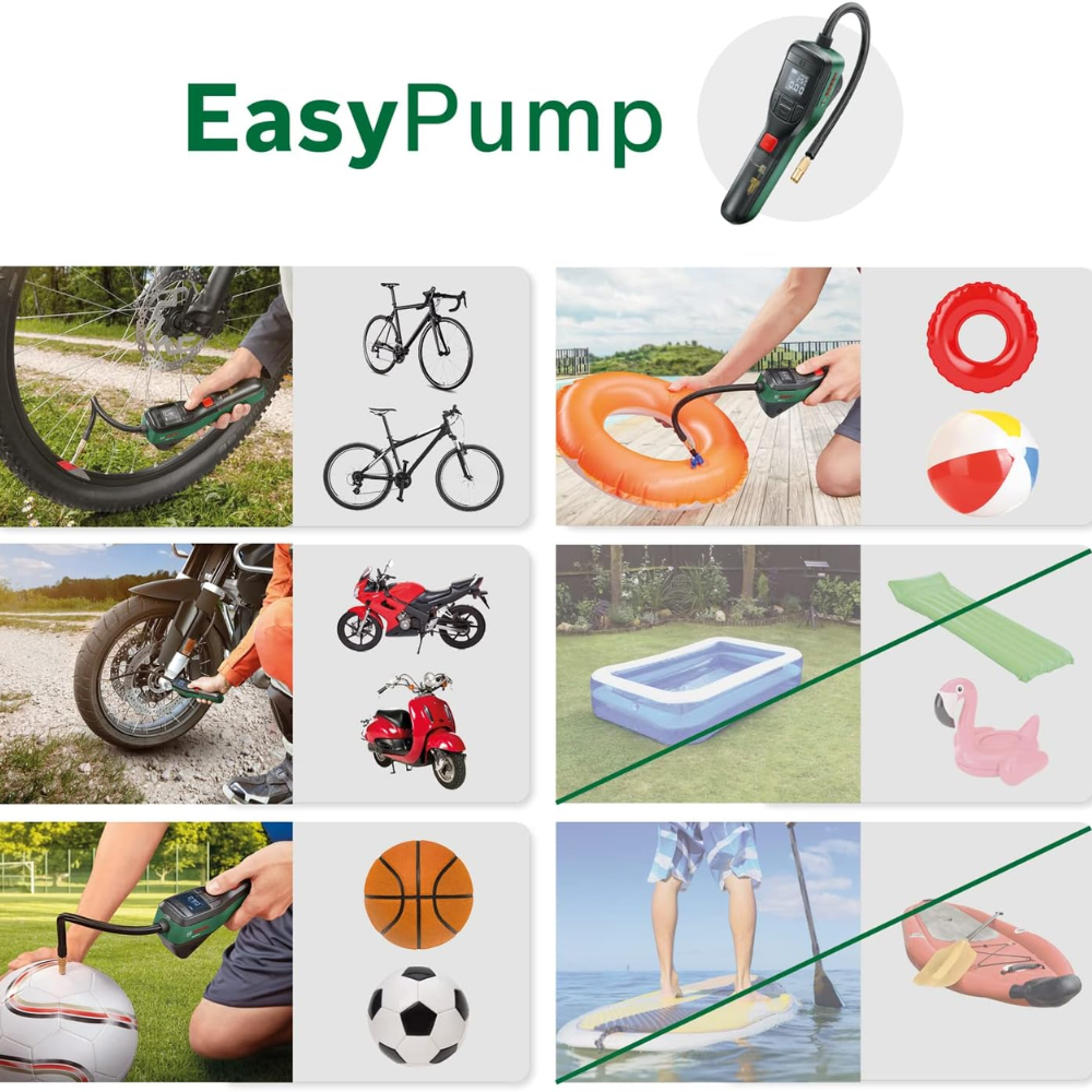 Máy bơm cầm tay đa năng Bosch Easy Pump