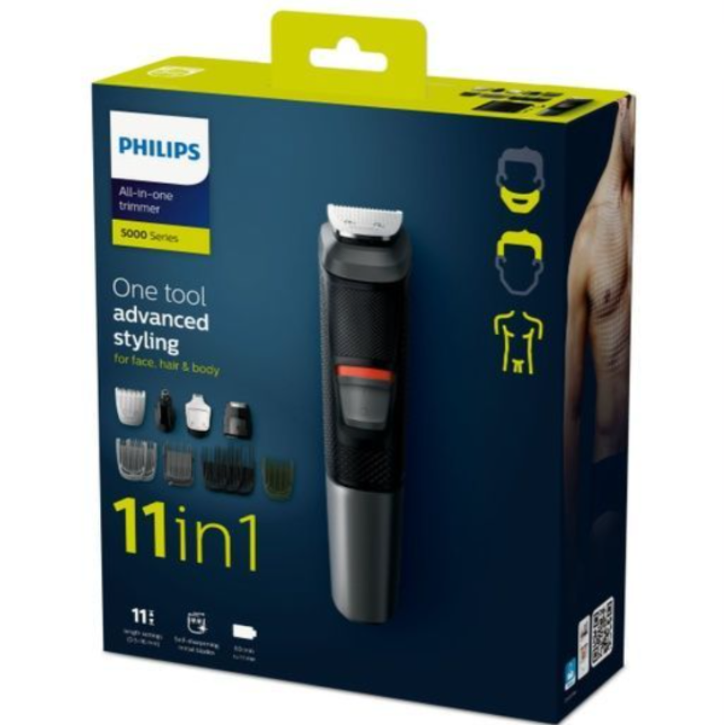 Máy cạo râu, tông đơ đa năng Philips MG5730/15 serie 5000 cho vùng mặt, tóc, cơ thể made in Indonesia