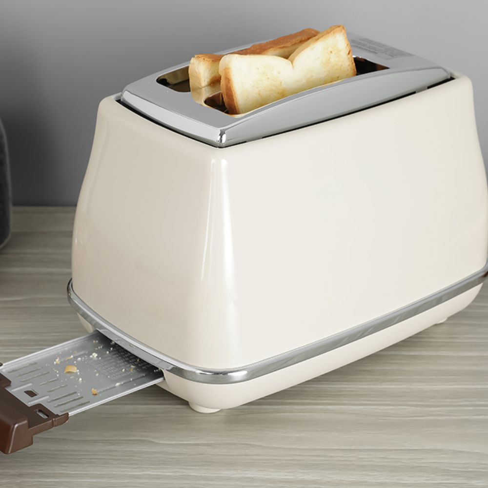 Máy nướng bánh mì De'Longhi Icona Vintage CTOV 2103.BG màu be