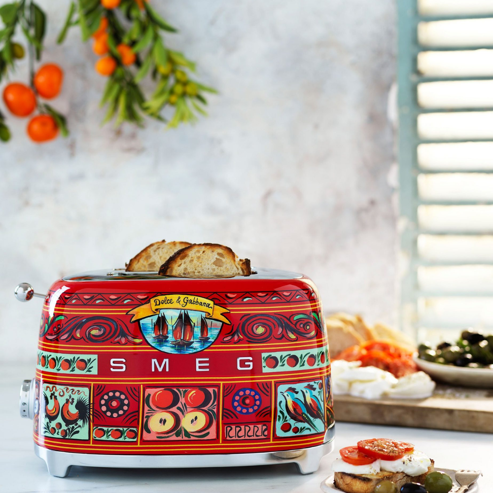 Máy nướng bánh mì SMEG & Dolce&Gabbana TSF01DGEU Sicily