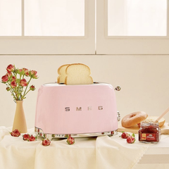 Máy nướng bánh mì SMEG TSF01PKEU màu hồng