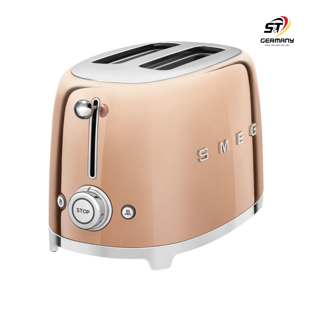 Máy nướng bánh mì SMEG TSF01RGEU màu Rose Gold